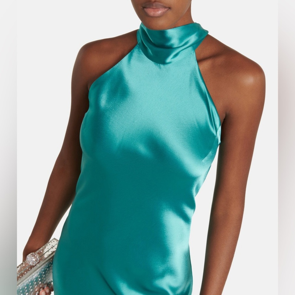 Galvan London Sienna satin midi dress - Picture 3 of 12
